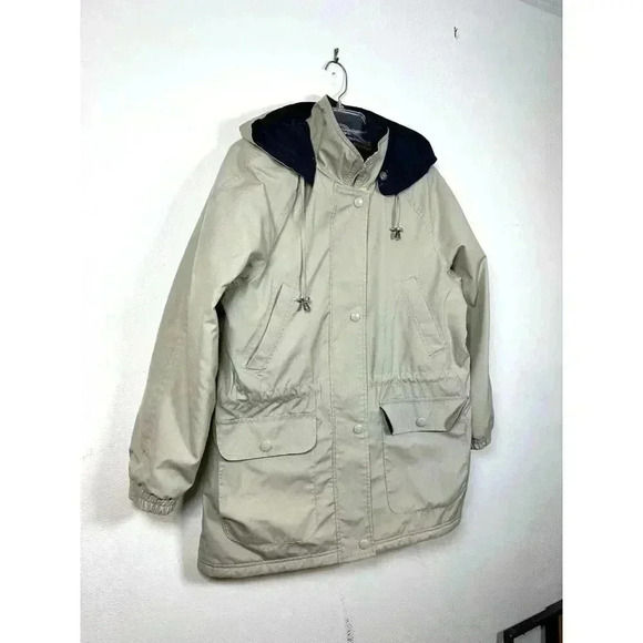 vintage MULBERRY STREET 15101 Women's Size Medium Parka Coat Hood Quilted Jacket - Picture 5 of 13